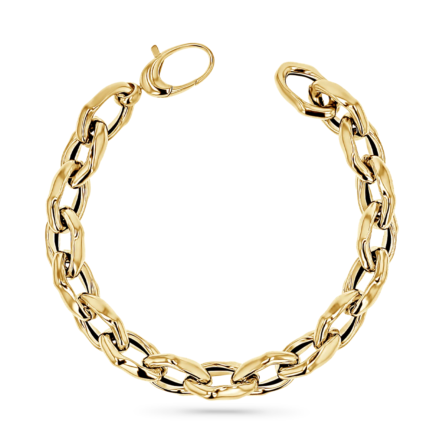 Chunky Sculptured Link Bracelet