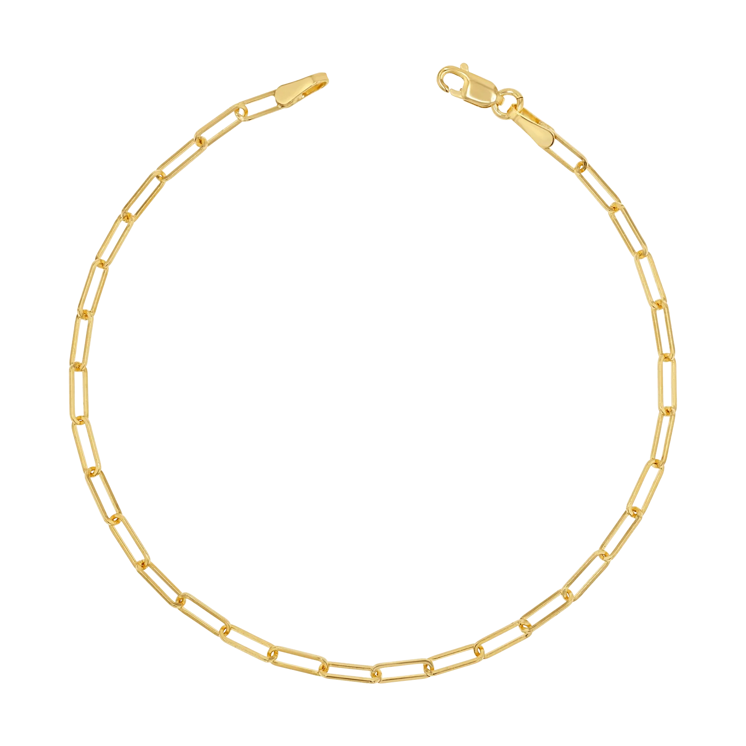 Dainty Paperclip Bracelet