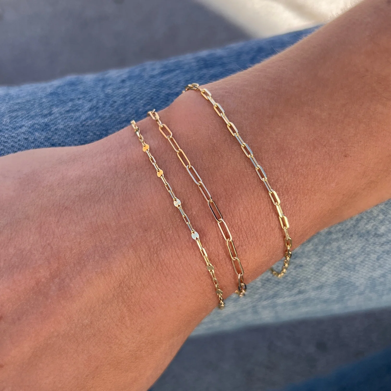 Dainty Paperclip Bracelet - Image 4