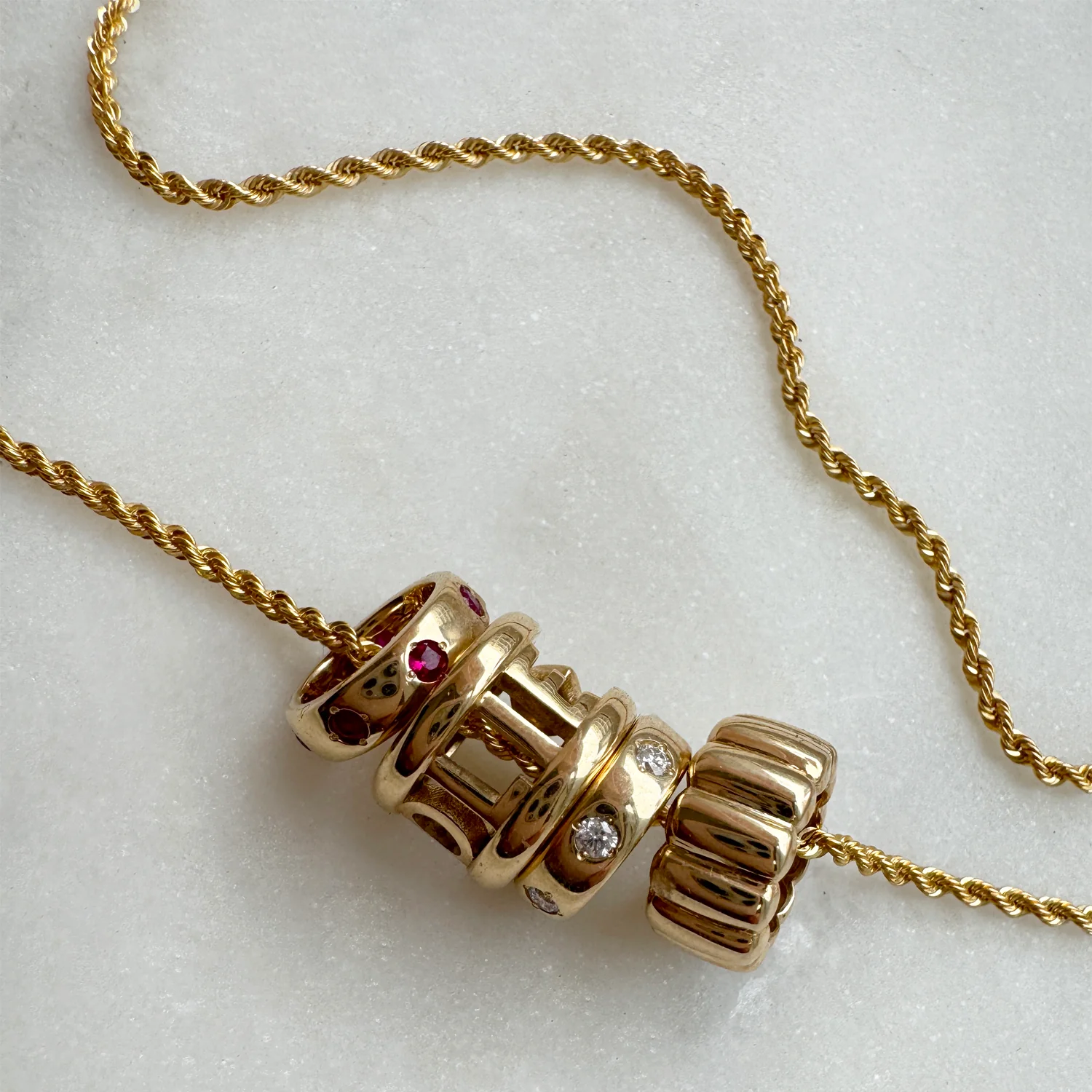 Diamond Slider Bead Charm - Image 5