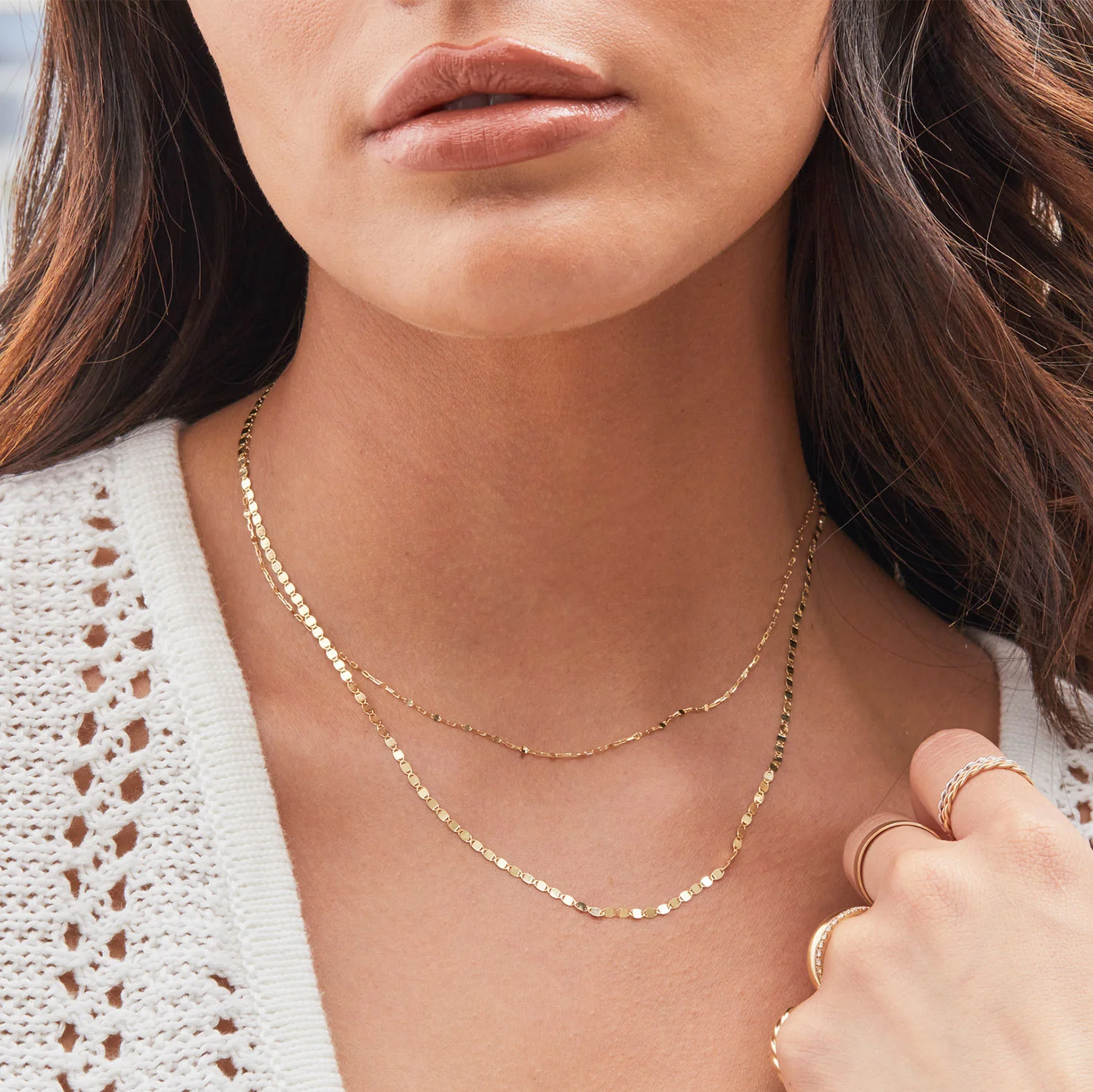 Duo Mirror Necklace - Image 2