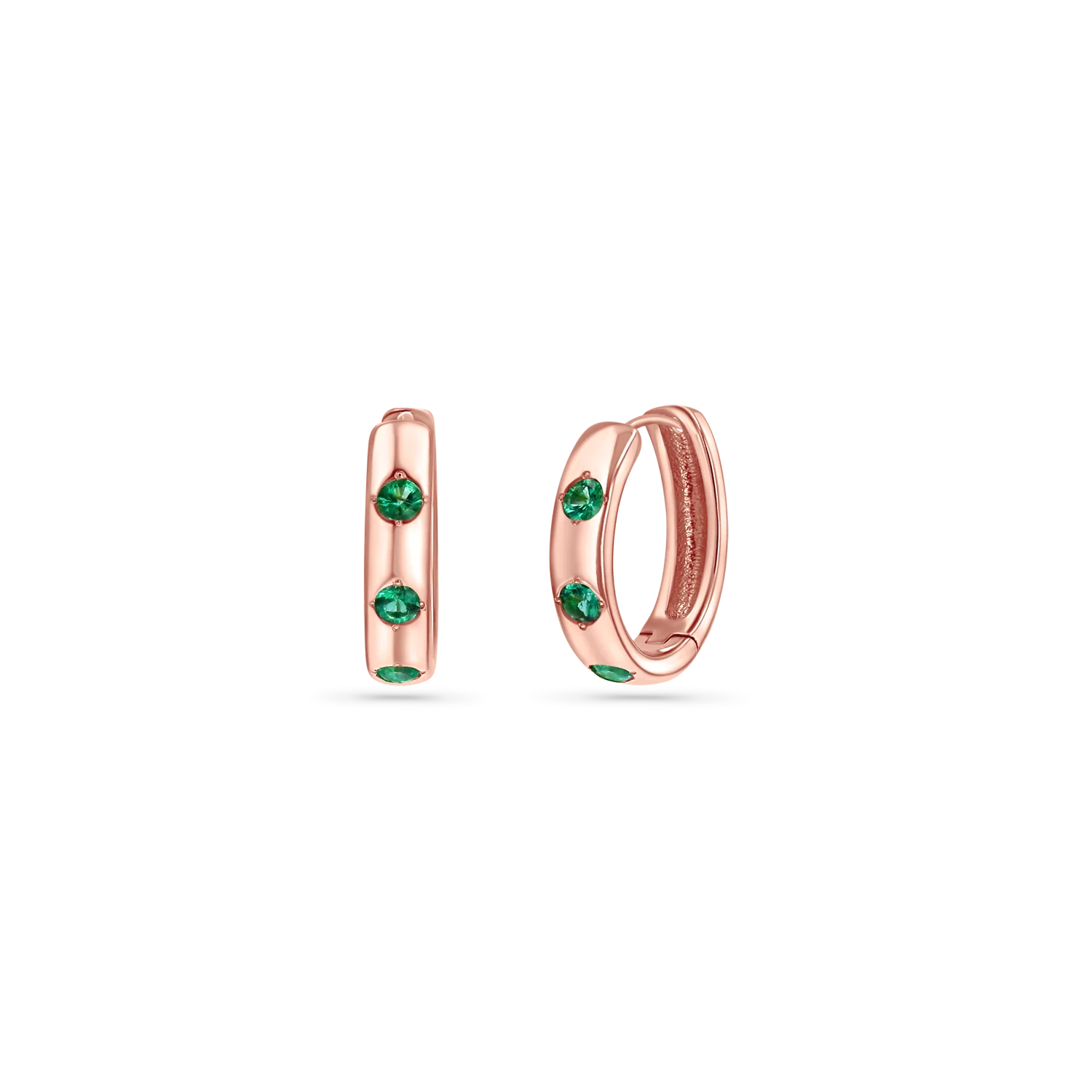 Glimmer Gemstone Huggies - Image 2