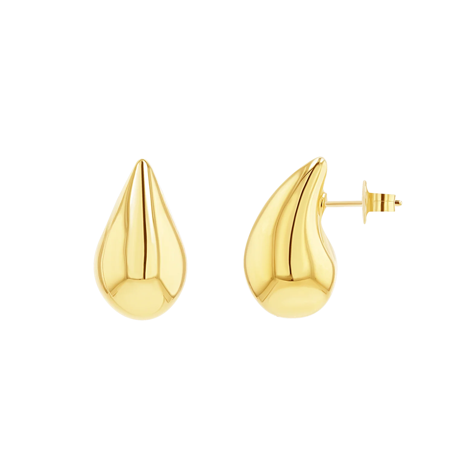 Puff Rain Drop Earrings