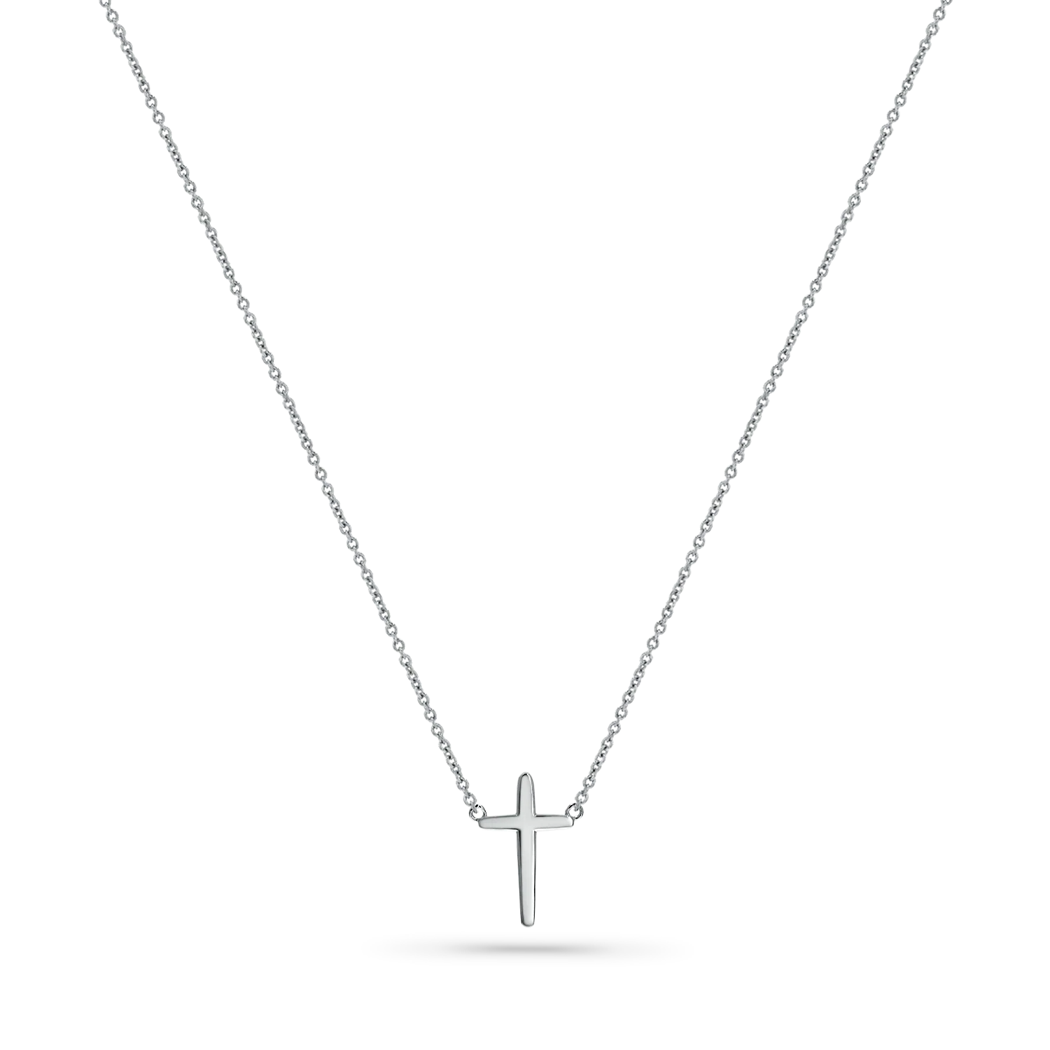 Sculptural Cross Necklace - Image 2