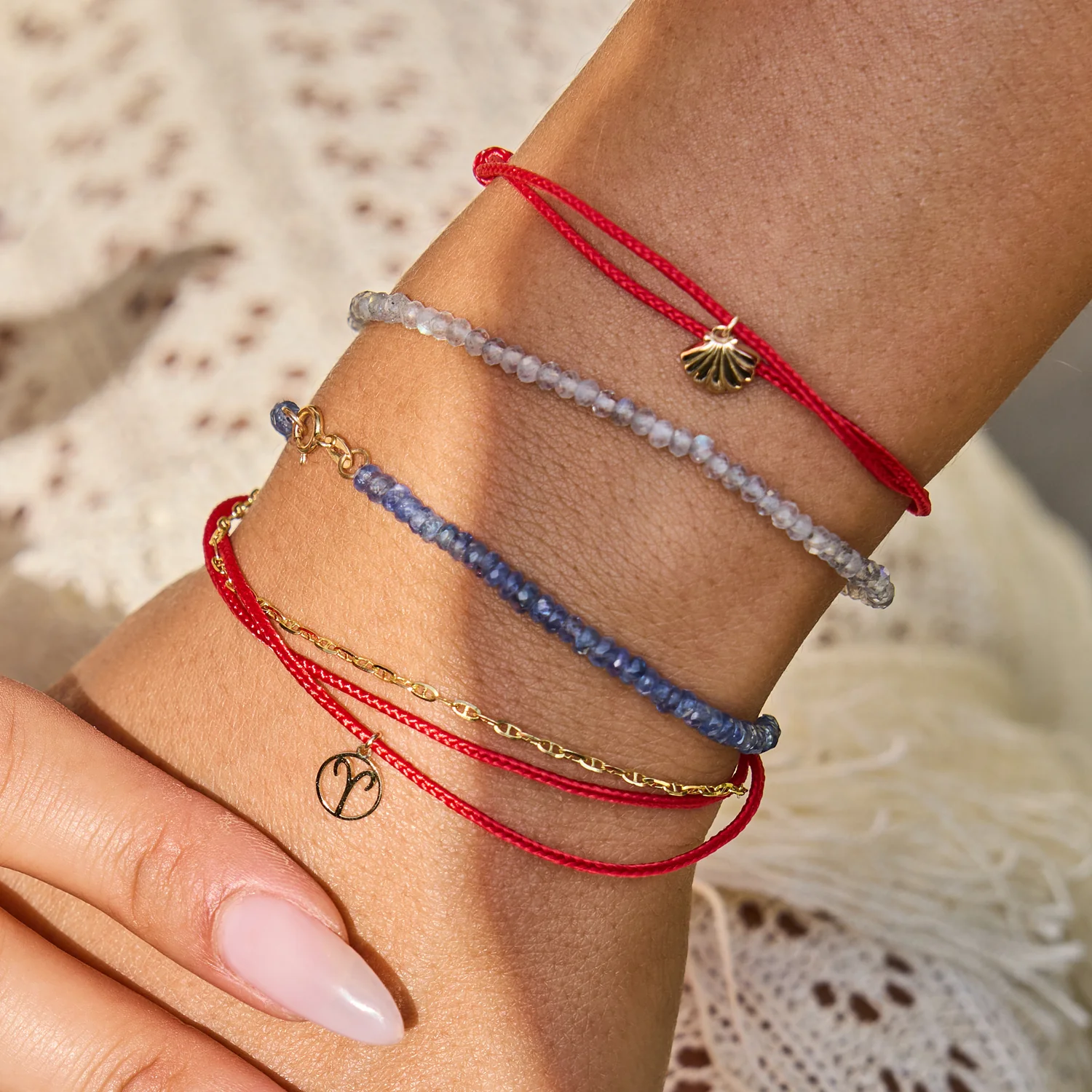 Soleil Seashell Cord Bracelet - Image 150