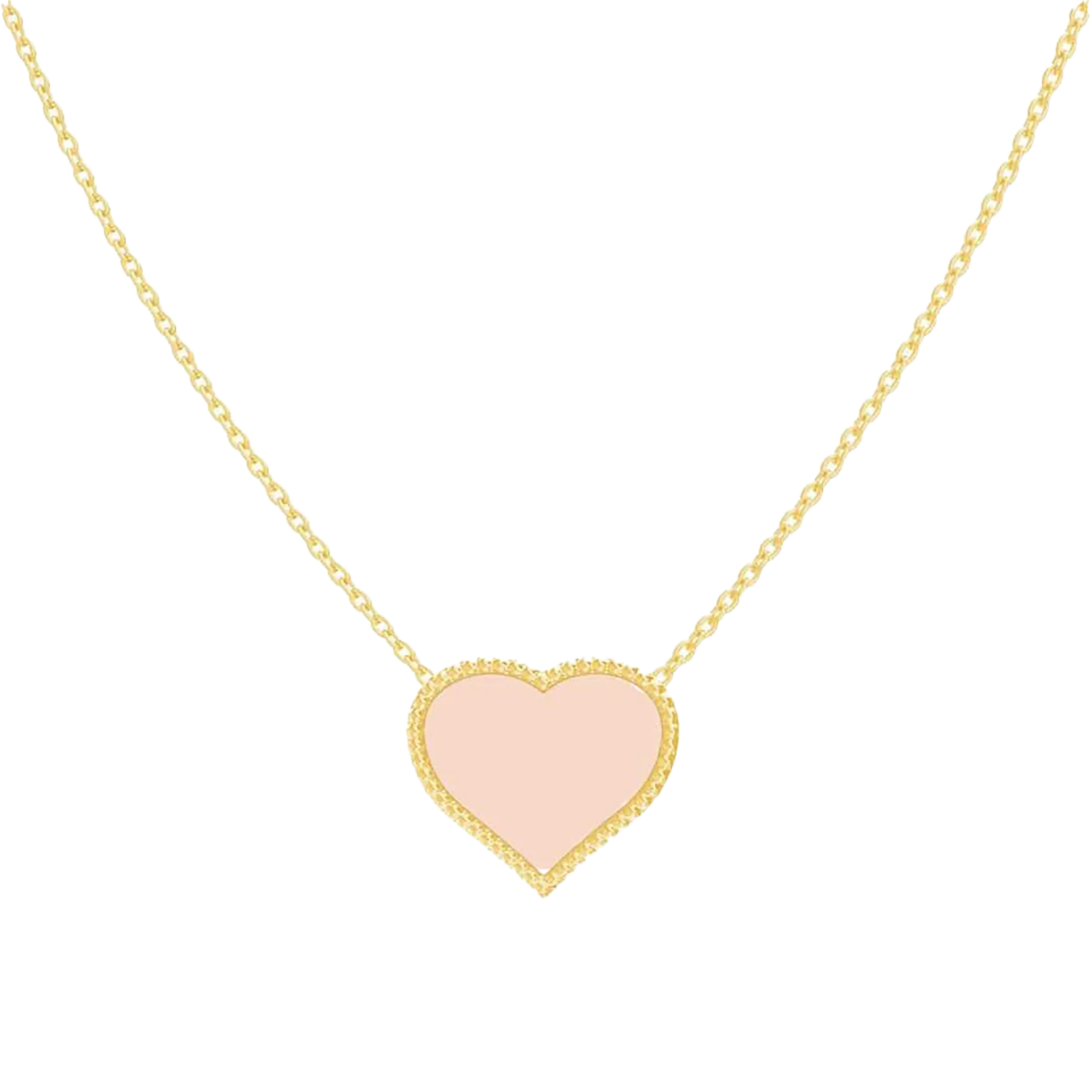 Enamel Heart Necklace - Image 4