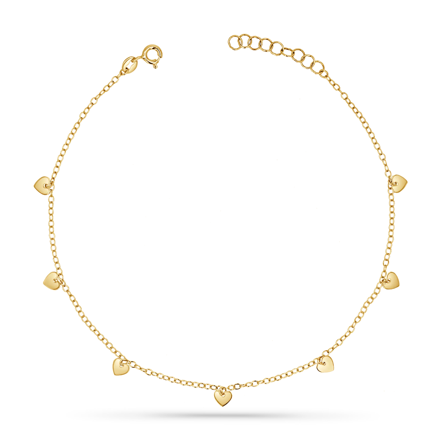 Heart Station Chain Anklet