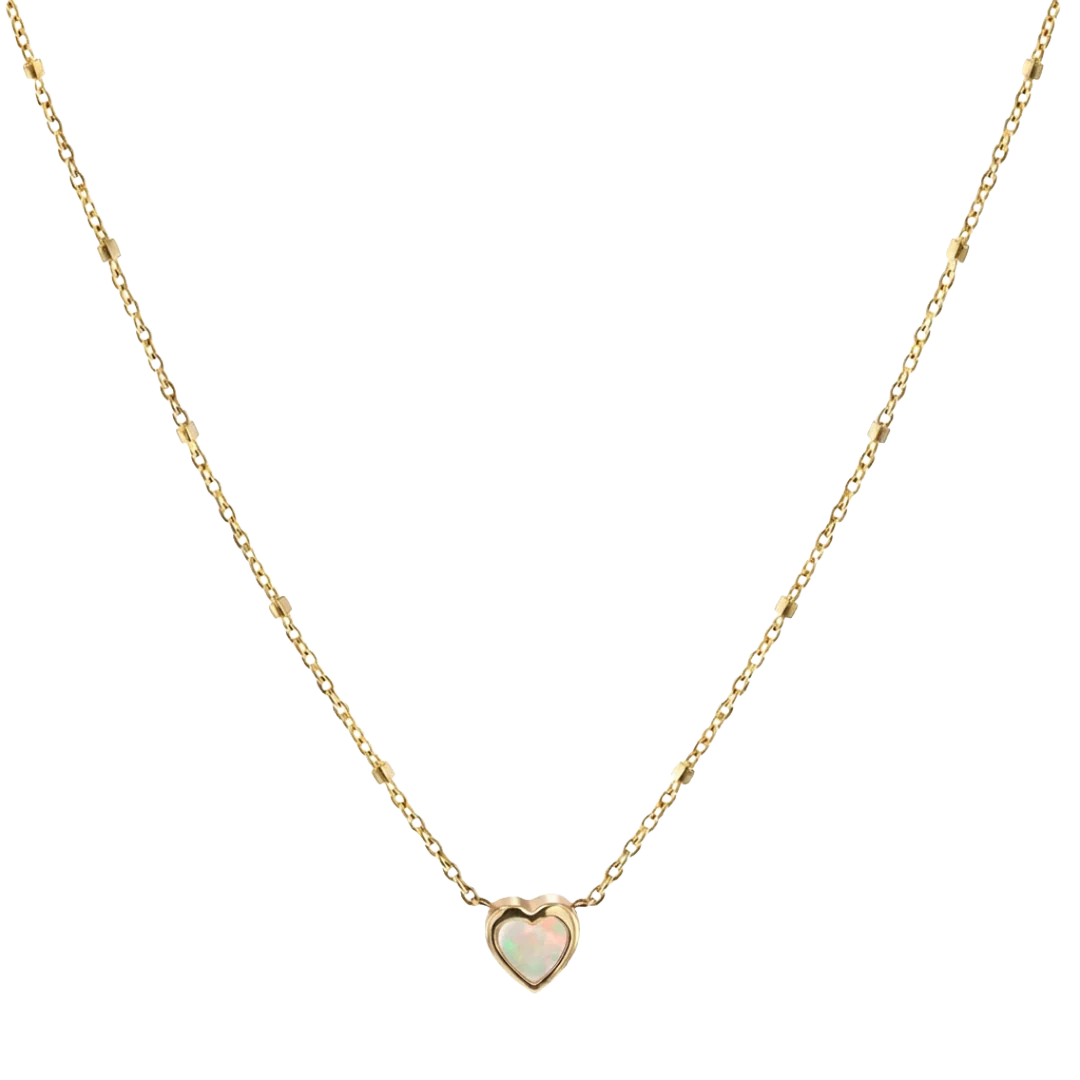 Bezel Heart Necklace - Image 5